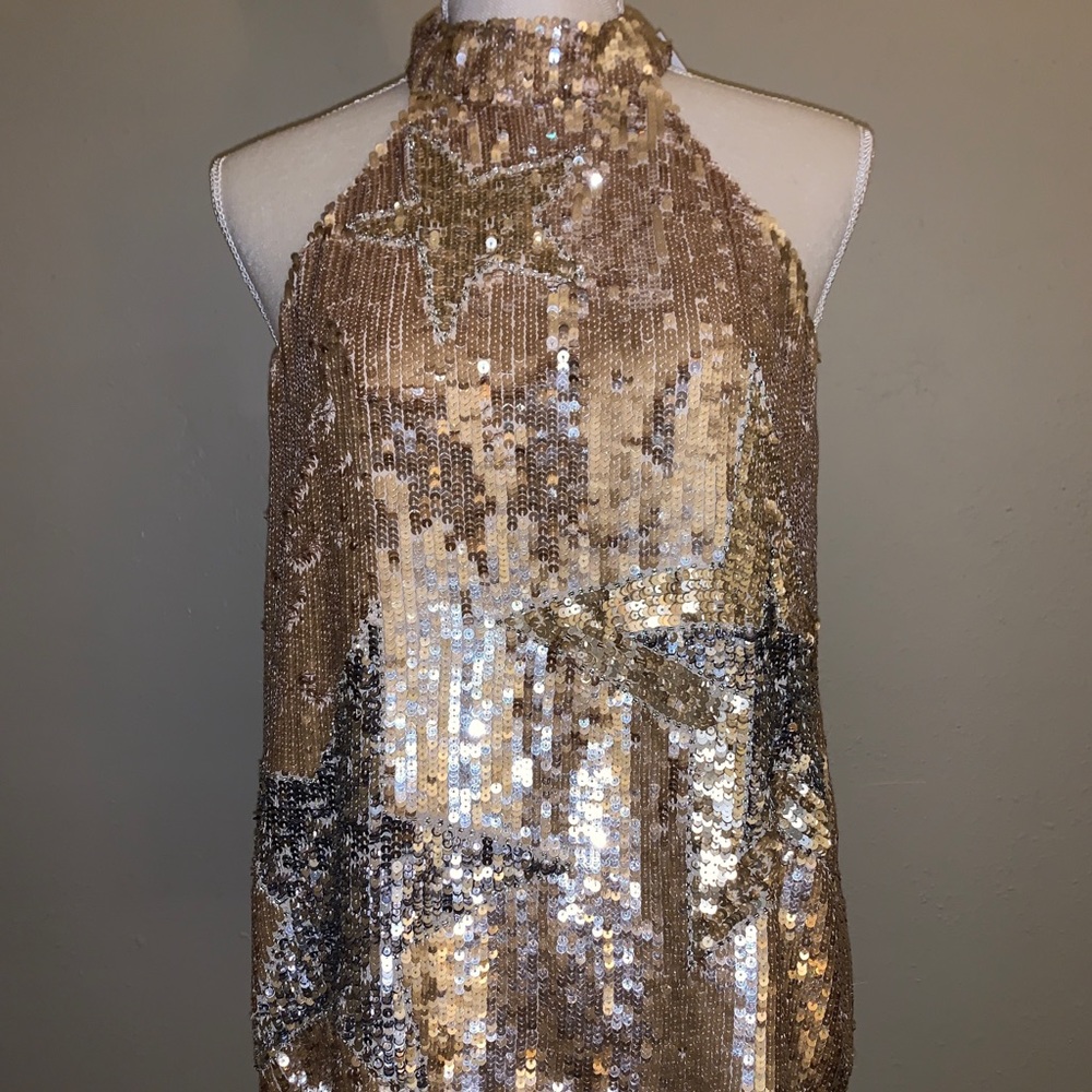 Parker Vika Sequin Top